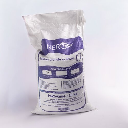 Nero Filterska ispuna - Staklene granule sitne 0.5-1.0 25kg Cene