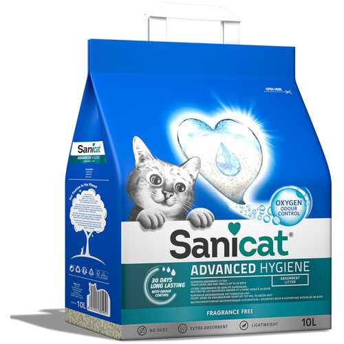 Sanicat Advanced Hygiene mačji pesek - 10 l Cene