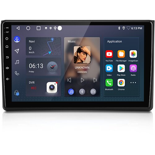JUNSUN 9" Avtoradio Android 13 CarPlay za Audi A4 2000-2009| GPS Navigacija, Wi-Fi, Bluetooth, DAB+, SWC, USB, FM, KAM, DSP, RDS 2+64GB, (22149644) Cene
