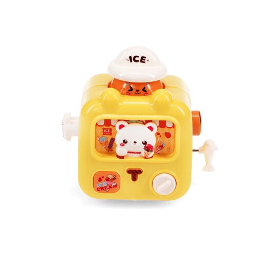 REX International Igračka na navijanje - Ice cream van racer, Yellow Slike