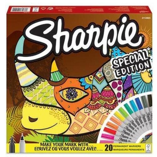 Marker Sharpie fine+ul.fine 20/1 NOSOROG Slike
