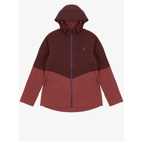 Wrangler Burgundy Women's Winter Jacket with Hood - Women