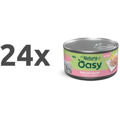 Oasy Dog Natury Puppy fileji v želeju, konzerva - pi&scaron;čanec - 150 g 24 x 150 g Cene