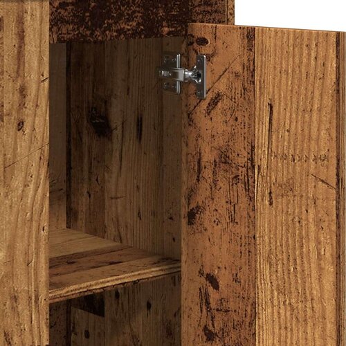 VidaXL Visoka boja starog drva 36x35,5x103,5 cm konstruirano drvo Slike