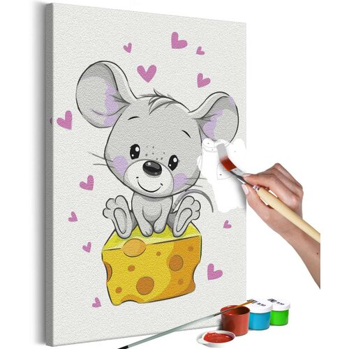  Slika za samostalno slikanje - Mouse in Love 40x60 Cijene