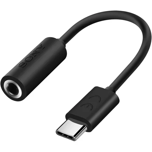 Sony Uradni avdio adapter moški USB-C na ženski 3,5 mm prikljucek - crn, (20673597)