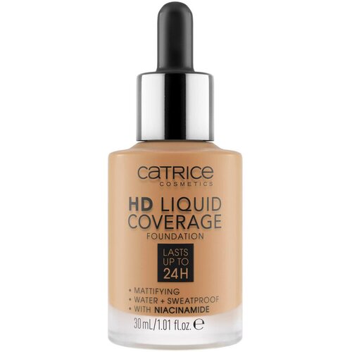 Catrice Pudri & podlage Fl&uuml;ssige Foundation mit HD-Abdeckung - 48 Desert Beige Bež Cene