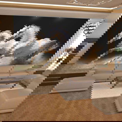  Tapeta - Galloping horses on the sand 200x154 Cijene