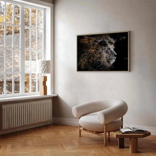  Slika - King of the Sun (1 Part) Wide 120x80 U prirodnom drvenom okviru Slike