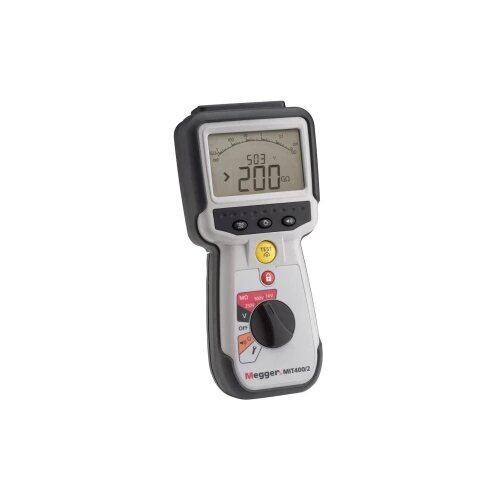 Megger Mjerač izolacije MIT400/2 250 V, 500 V, 1000 V 200 GΩ Kalibriran po Tvornički standard (vlastiti) Cijene
