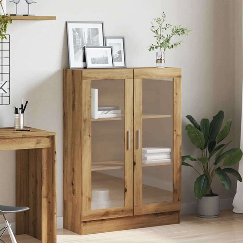 vidaXL Ormarić za knjige boja hrasta artisana 82,5x30,5x115 cm drveni Cijene
