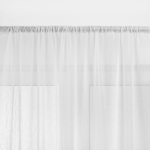  Curtain KRESZ color white style classic stand crushed voile 280x175 homede Slike