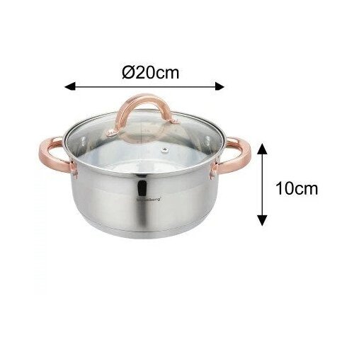 Klausberg KB-7728 lonac za kuhanje na pari 3,1 L &amp;ndash; 3-dijelni set, 20 cm EAN: 5908287277281 Slike