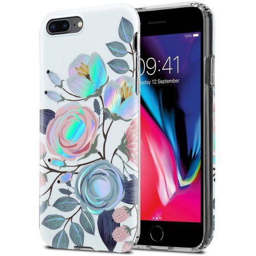 Cadorabo Case, združljiv z Apple s peonies Flowers - za&amp;scaron;čitni pokrov iz silikona TPU s cvetličnim vzorcem, (20569020) Slike