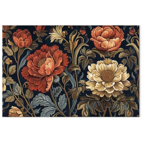  Slika - Tapestry Large Flowers Retro Floral Motif in Kilim Style 120x80 Cijene