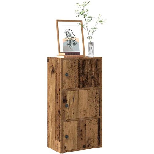  Regal za knjige boja starog drva 40x24x77 cm konstruirano drvo Cene