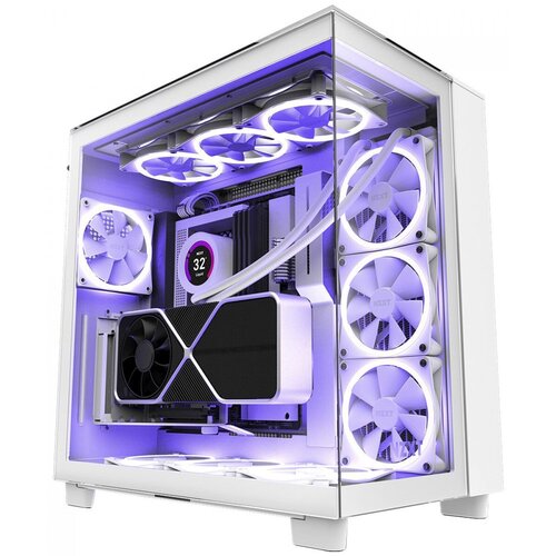 NZXT H9 Elite White Atx ohi&amp;scaron;je iz kaljenega stekla, (21408745) Slike
