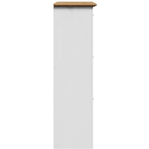  Stalak za cipele &amp;quot;BODO&amp;quot; bijela i smeđa 80x35x118 cm Slike