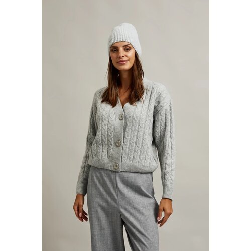 Marisse Women's Sweater Z-Sw-4521 L.Grey Mel Cene
