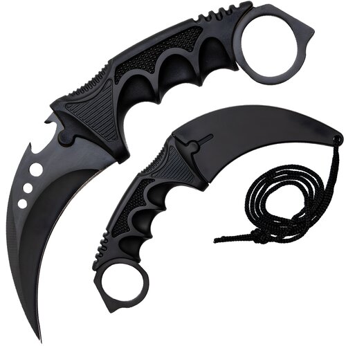 Outdoor nož Karambit YN-42138 - Črn Slike