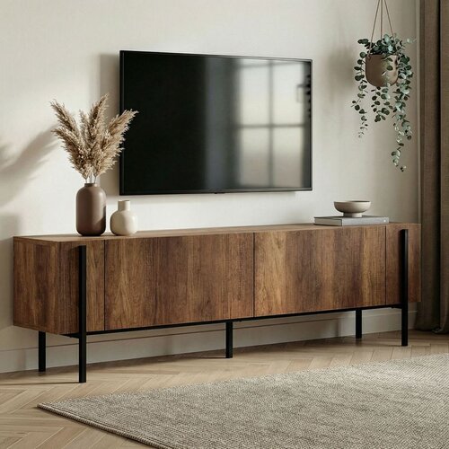 Hanah home TV ormarić, smeđa Cijene