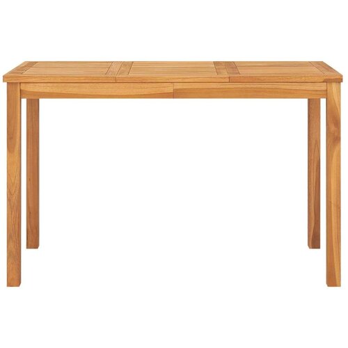 vidaXL vrtni blagovaonski stol 120 x 70 x 77 cm od masivne tikovine Cene