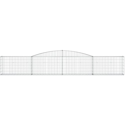  Lučne gabionske ko&amp;scaron;are 7 kom 400x30x60/80 cm pocinčano željezo Slike