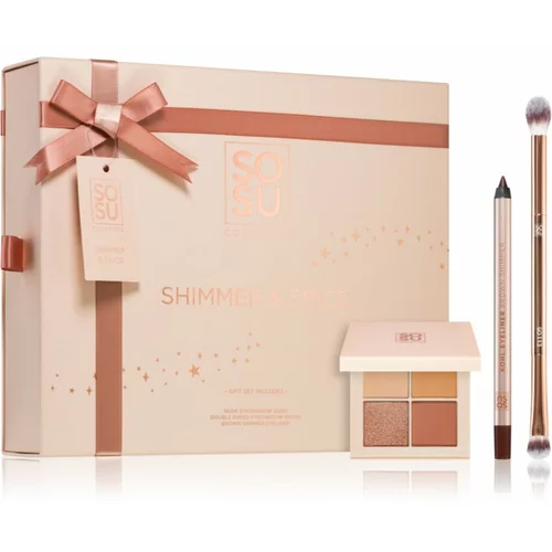SOSU Cosmetics Shimmer & Spice poklon set (za oči)