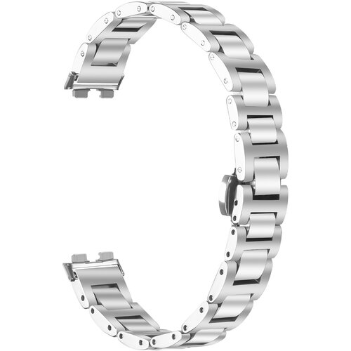INF združljiv eleganten jeklen pa&scaron;ček za huawei band 8/9/10 - tanek dizajn silver, (5000114110) Cene