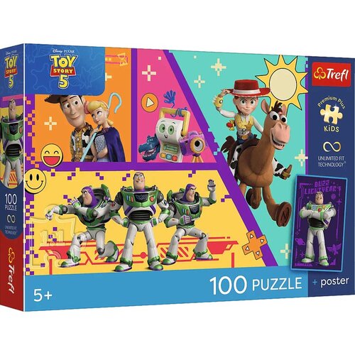 Trefl Toy Story 100-delna UFT sestavljanka s posterjem - Cene