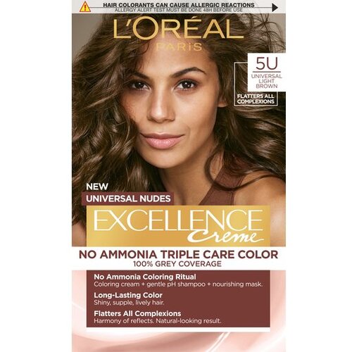 L&amp;acute;Or&amp;eacute;al Paris excellence Universal Nudes Boja za kosu 5U Slike