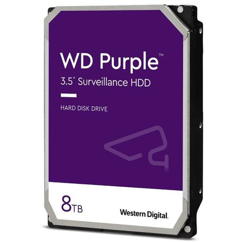 Western Digital 8TB 3.5 inča sata iii 256MB intellipower WD85PURZ purple hard disk Slike