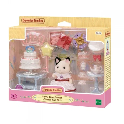 SYLVANIAN FAMILIES Tuxedo Cat Party Set