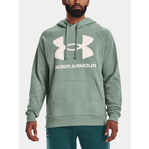 Under Armour Sweatshirt UA Rival Fleece Big Logo HD-GRY - Mens Cene
