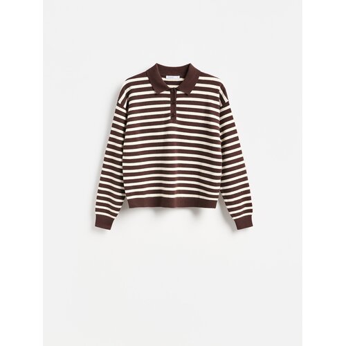 Reserved Polo-džemper - smeđi Cijene