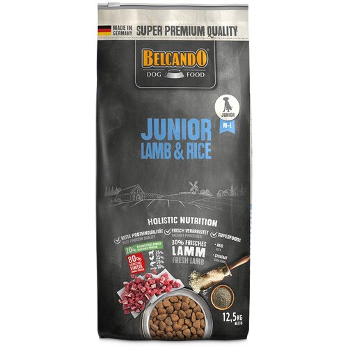 Belcando Junior jagnjetina in riž - Varčno pakiranje: 2 x 12,5 kg Cene