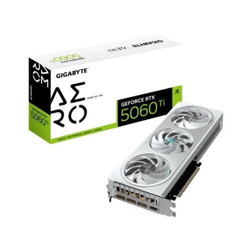 Gigabyte Grafička karta GeForce RTX 5060 TI Aero OC GV-N506TAERO OC-16GD 16GB GDDR7 Cene
