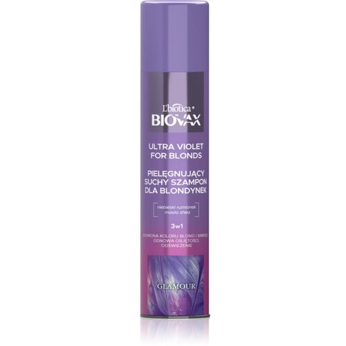 BIOVAX Glamour Ultra Violet For Blonds suhi šampon za blond lase 200 ml Cene