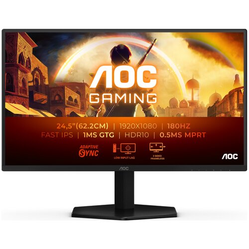 AOC Monitor 25G42E Gaming 24.5&amp;rdquo; 1ms IPS Premium HDR10 HDMI DP FullHD 180Hz Slike