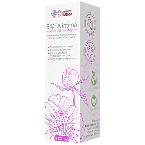 Premium Pharma Gel za intimnu negu Biota Intima 100ml Slike