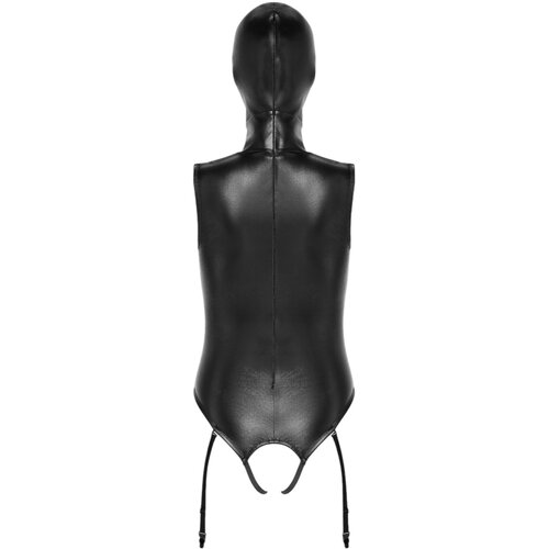 Bad Kitty Open Cup Crotchless Suspender Body &amp;amp; Mask 2480484 Black XXL Slike