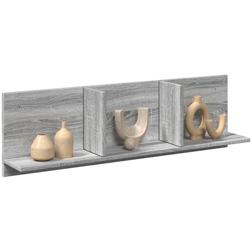 vidaXL Stenska omarica 100x16,5x30 cm siva sonoma inženirski les Cene