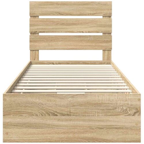  Okvir za krevet Sonoma hrast 75 x 190 cm Inženjersko Drvo - sonoma hrast 75 x 190 cm Cijene
