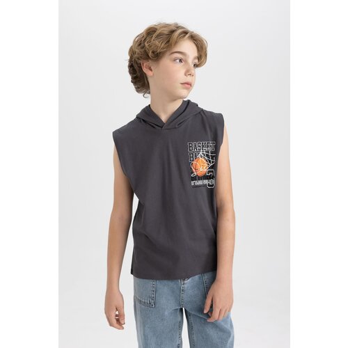 Defacto boy's Printed Hooded Undershirt Cene