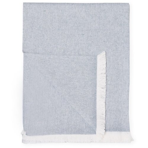 Euromant plavi pokrivač s udjelom pamuka Summer Linen, 140 x 180 cm Slike