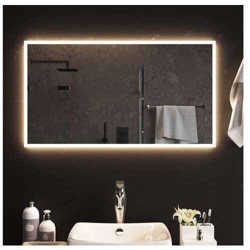vidaXL LED kupaonsko ogledalo 90x50 cm Cene