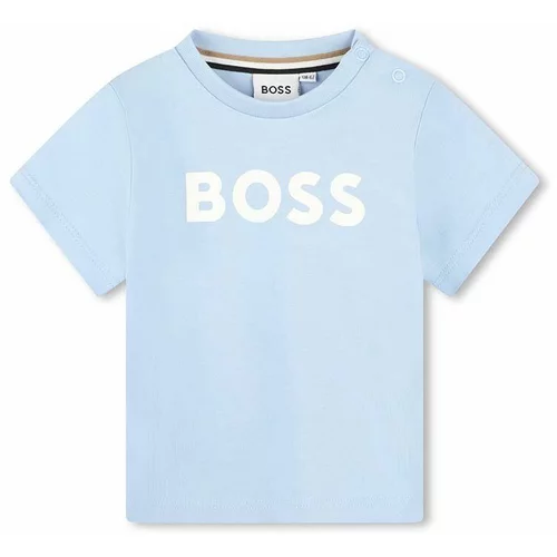 Boss Otroška bombažna majica