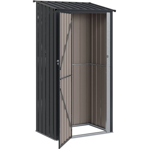  Vrtne &amp;scaron;upe Antracit 103 x 74 x 200 cm Metal Slike