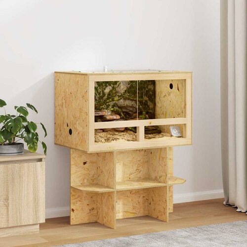 vidaXL Terarij Rjava 50 x 80 x 50 cm OSB Cene