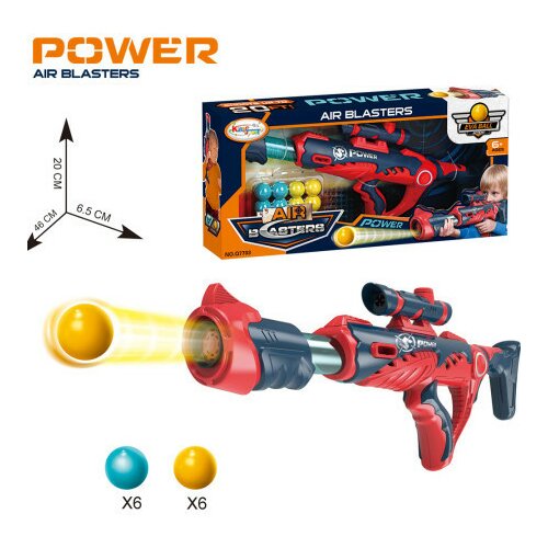 airblasters power igračka sa lopticama crvena ( 35842 ) Slike